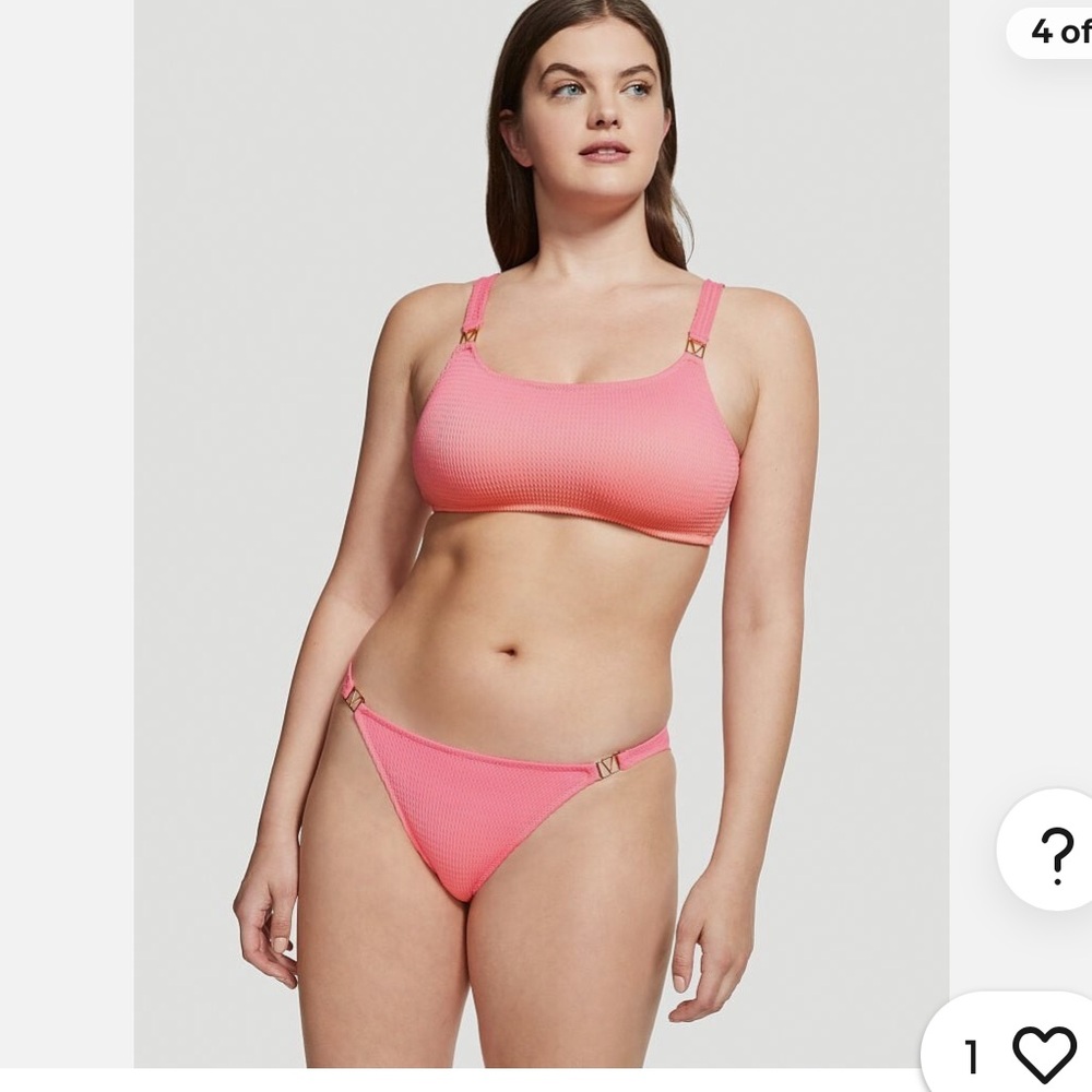 Victoria’s Secret The Wave Scoop Swim Top and High Waist‎ Cheeky Bottoms